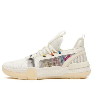 361 Degrees x Qu!k Foam Lite Running Shoes 'White', beige