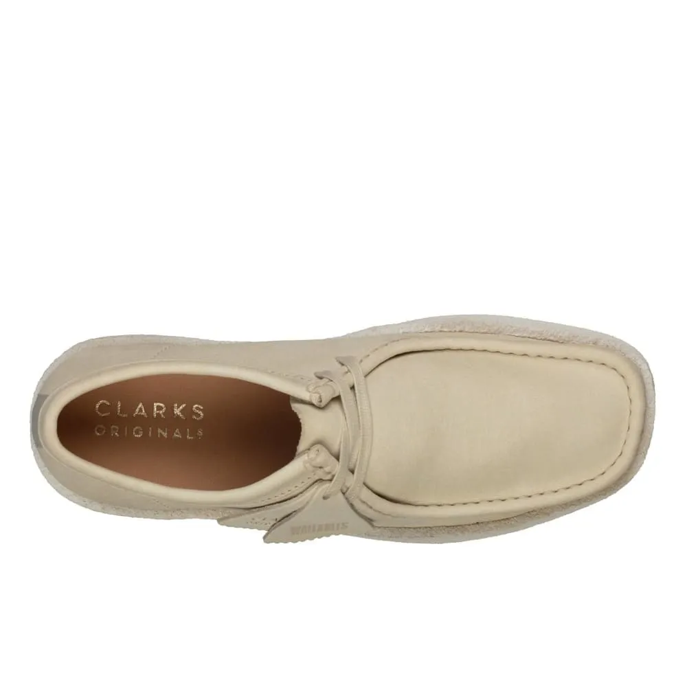 Clarks Originals Wallabee Cup Men's White Nubuck 26158153