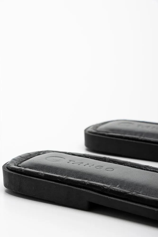 Cut Out Sandal Black