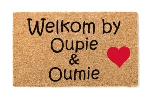 Doormat - Welkom by Oupie & Oumie