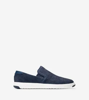 GrandPrø Paisley Perforated Slip On Sneaker