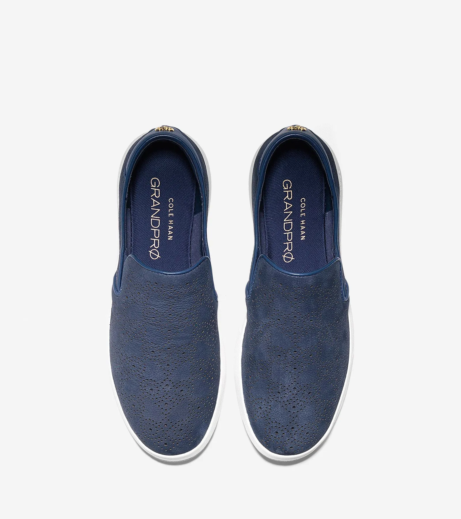 GrandPrø Paisley Perforated Slip On Sneaker
