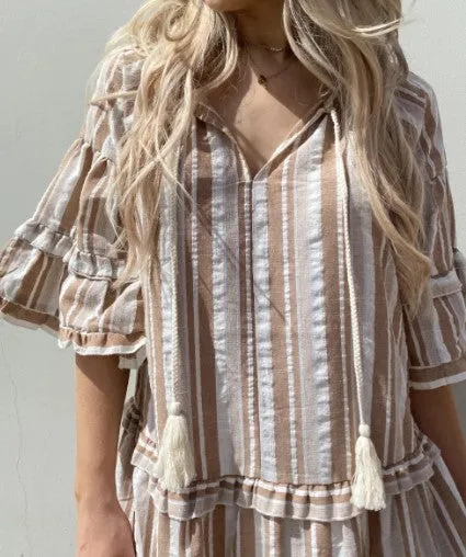ISLA  tan dress