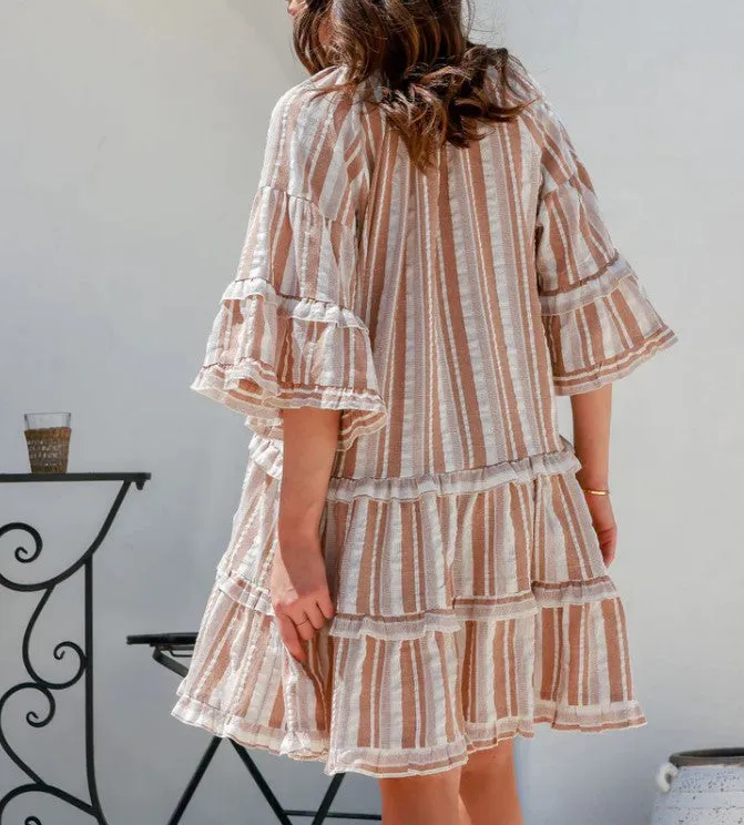 ISLA  tan dress