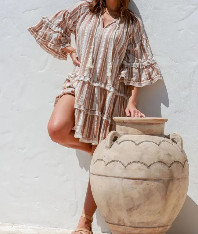 ISLA  tan dress