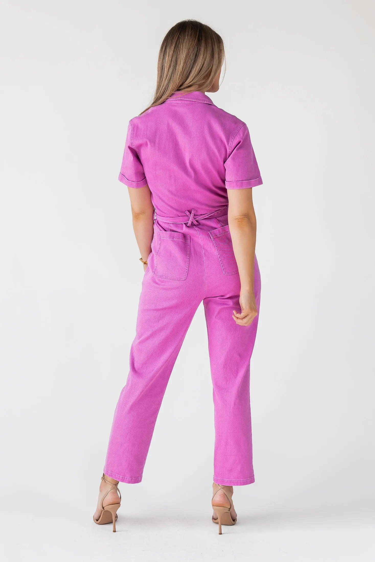 Kendall Pink Washed Jumpsuit