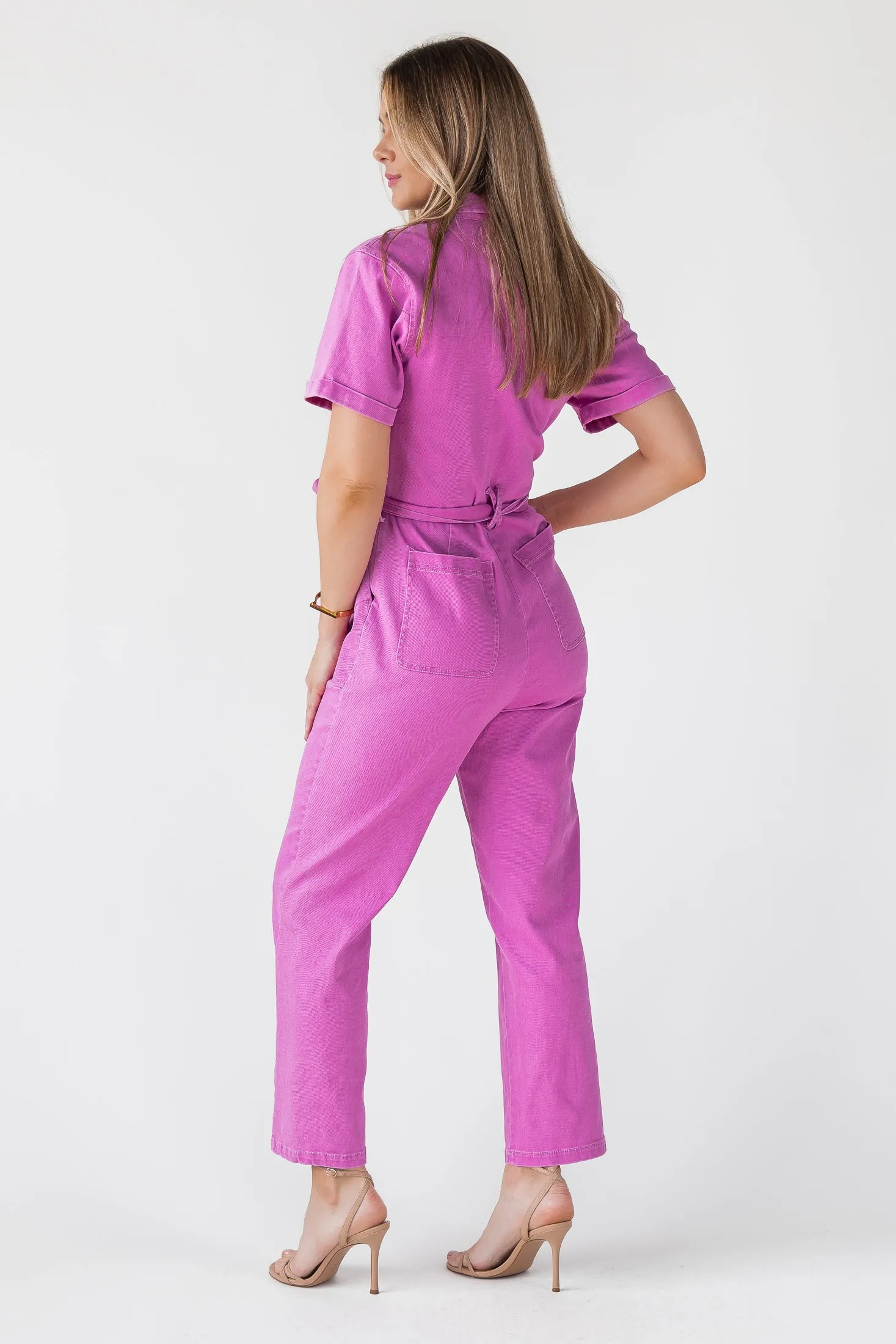 Kendall Pink Washed Jumpsuit