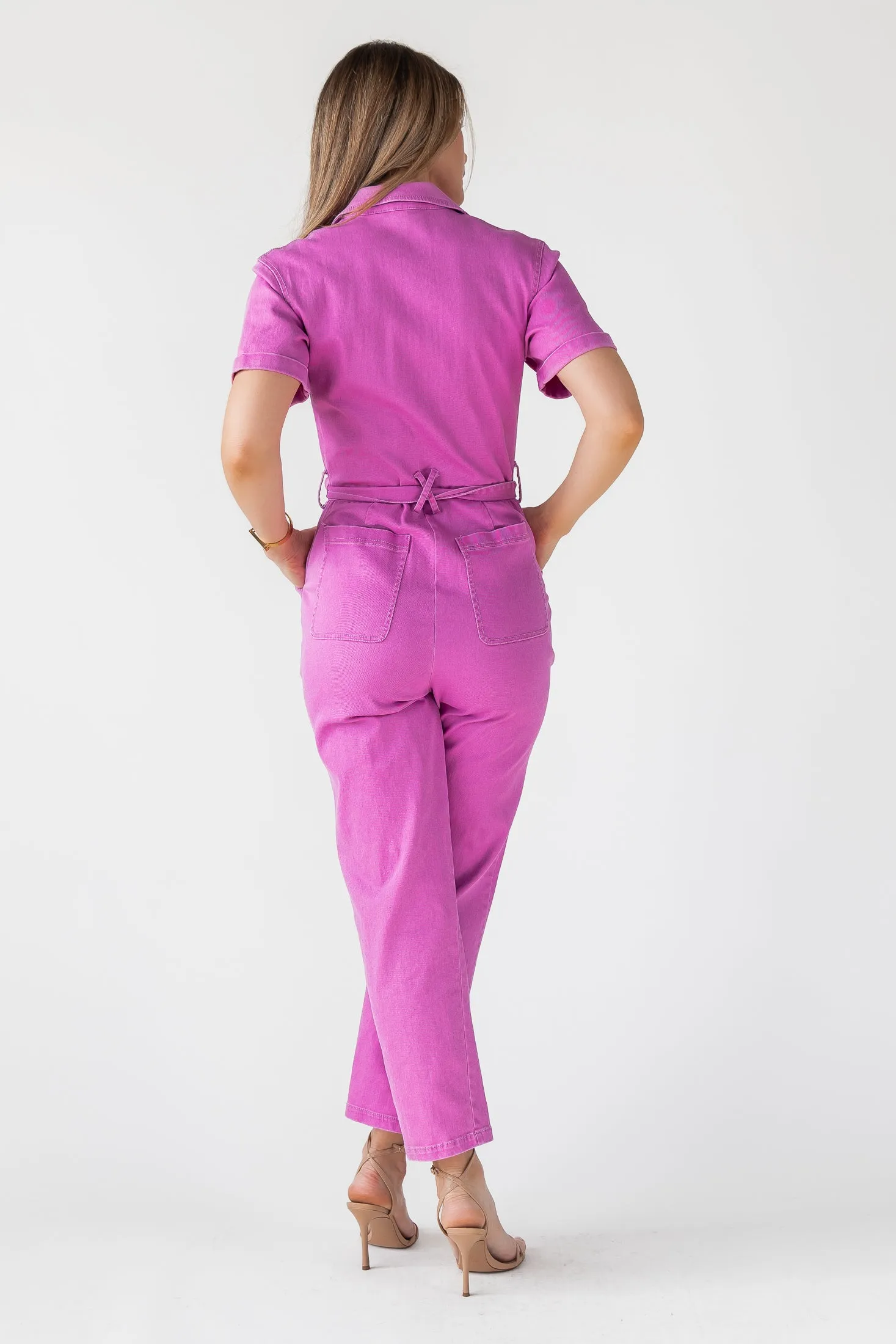 Kendall Pink Washed Jumpsuit