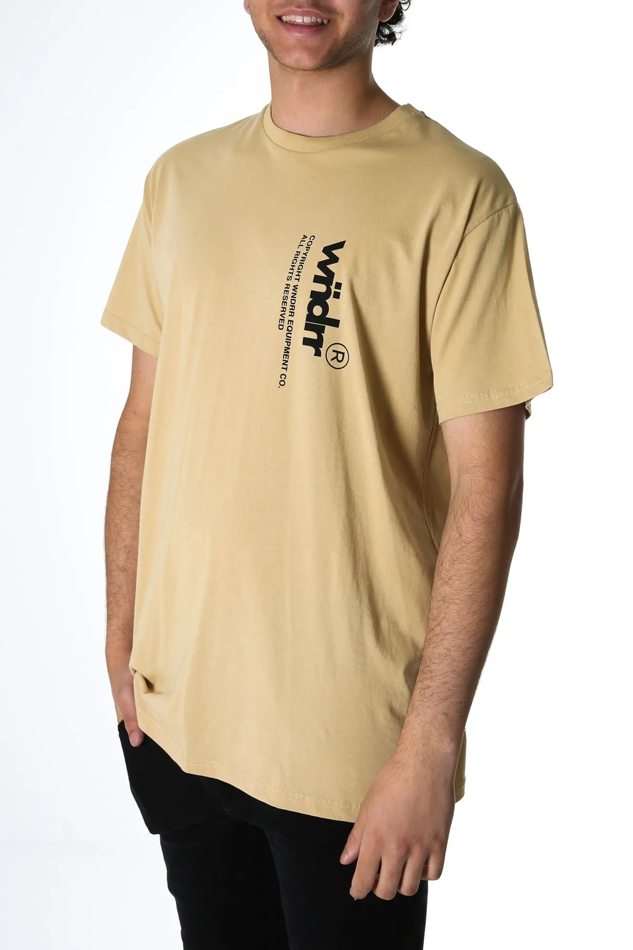 Offset Custom Fit Tee Tan