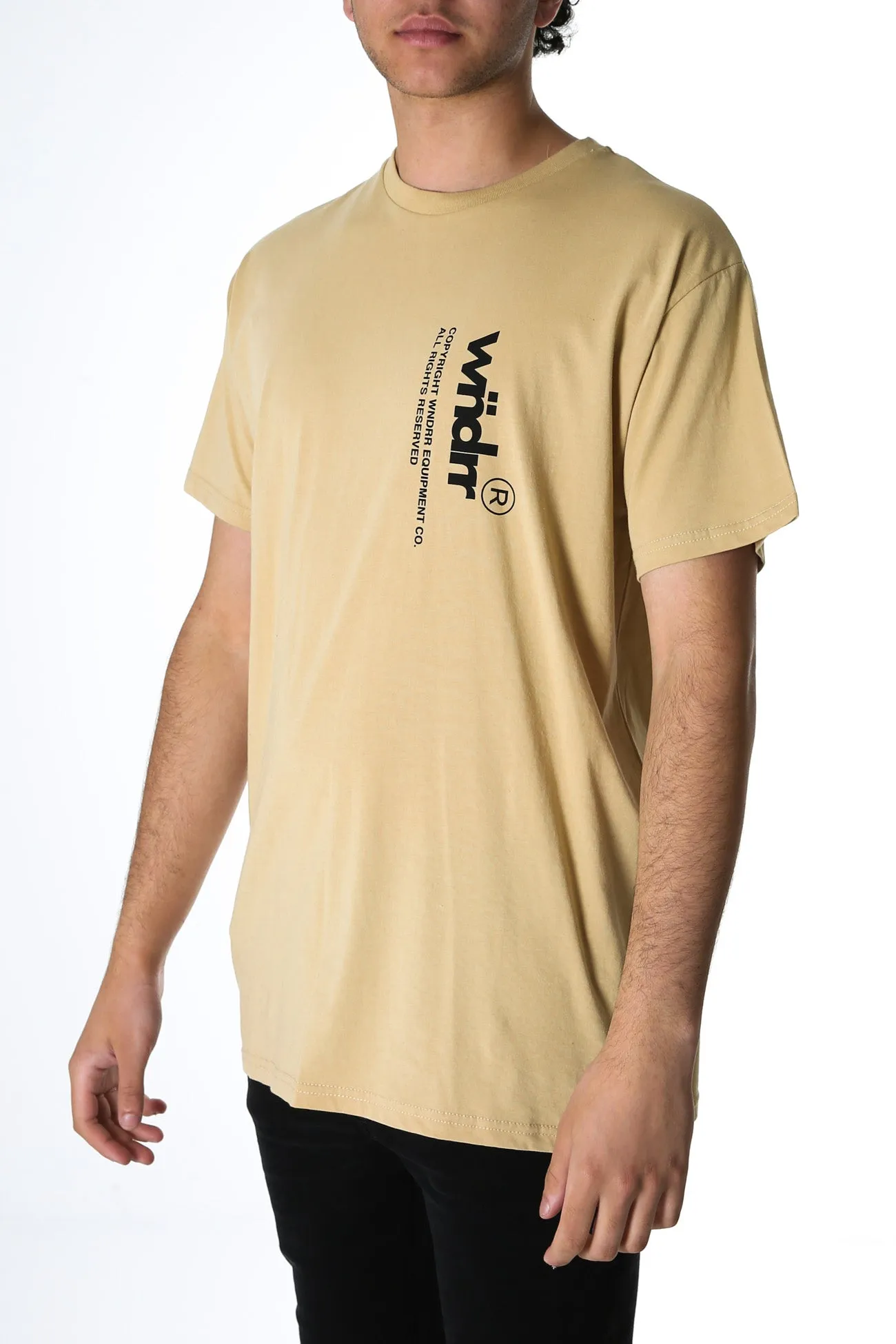 Offset Custom Fit Tee Tan