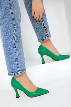 Soho Women's Emerald Green Classic Heel