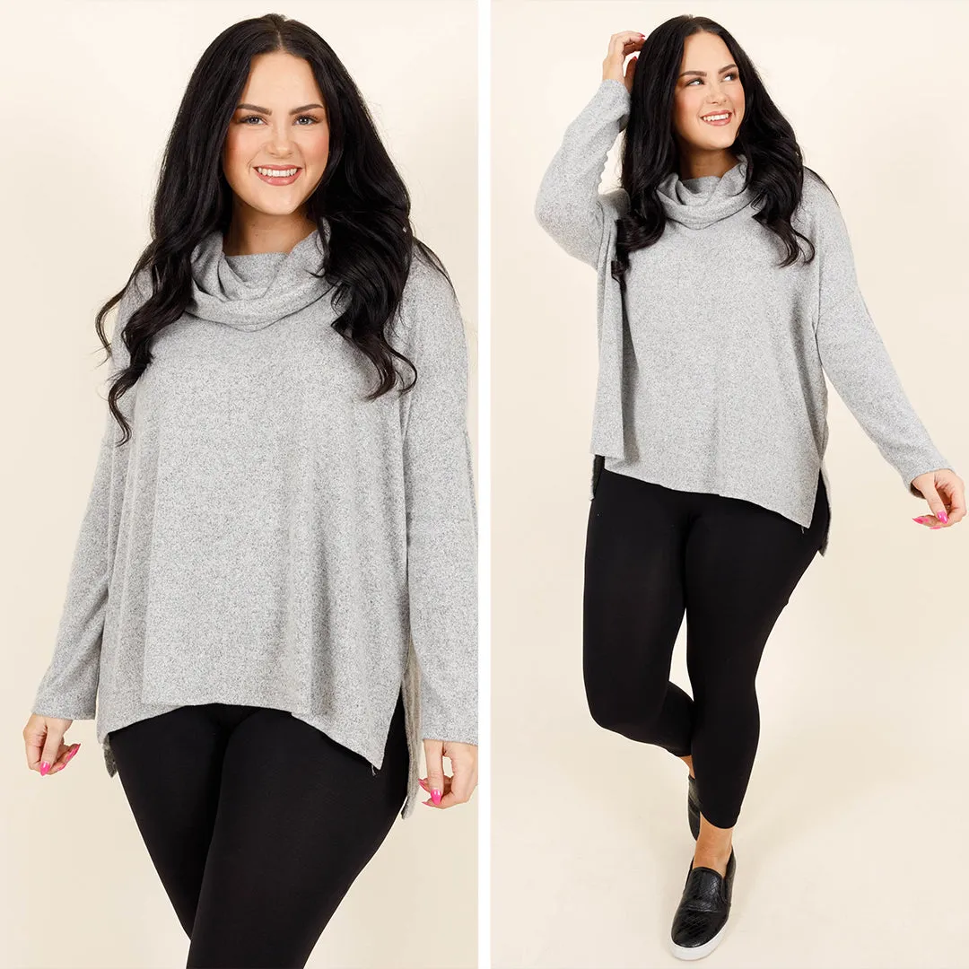 To My Love Top, Heather Grey