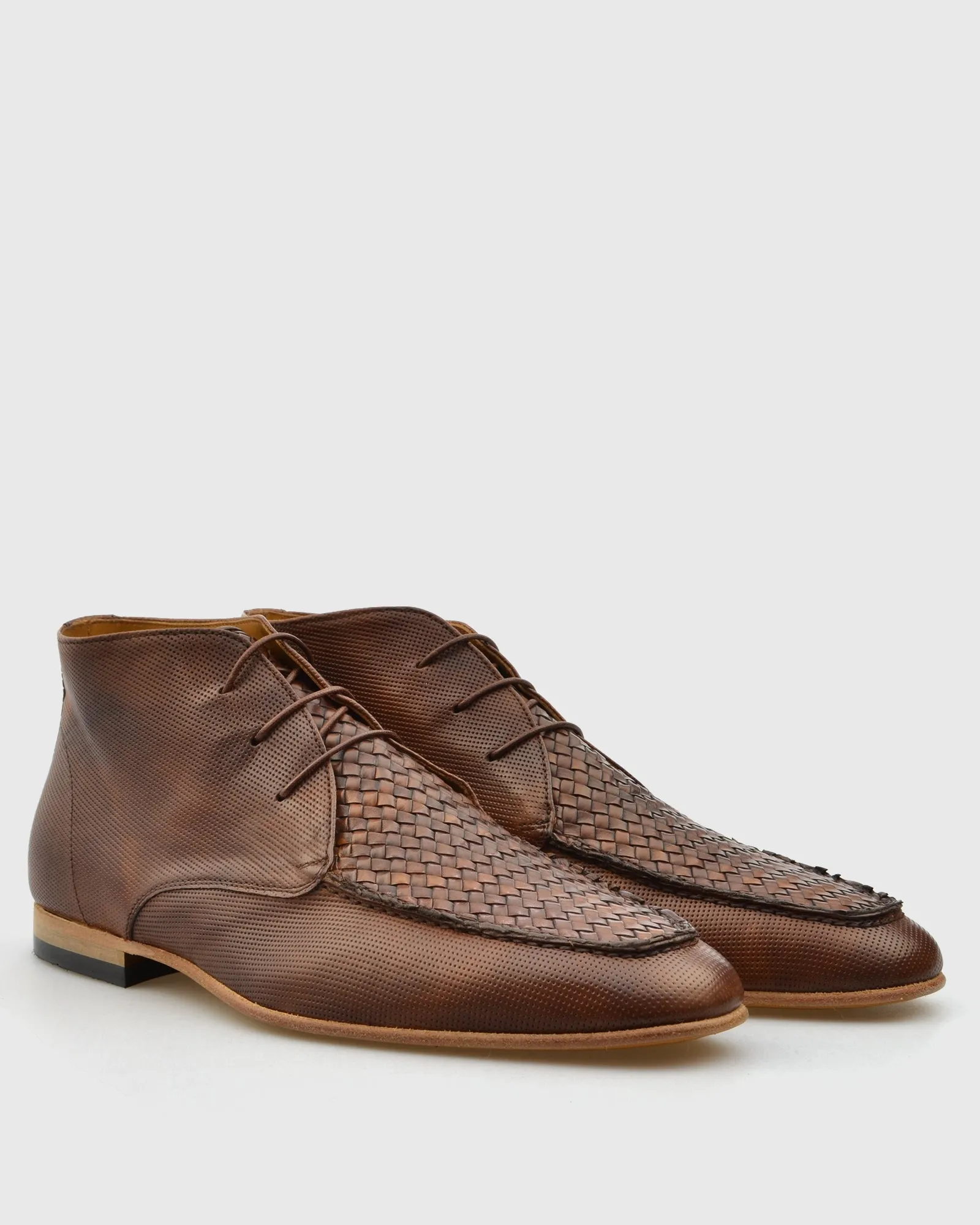 VINCENT & FRANKS S20VF-BASK BROWN DERBY BOOT