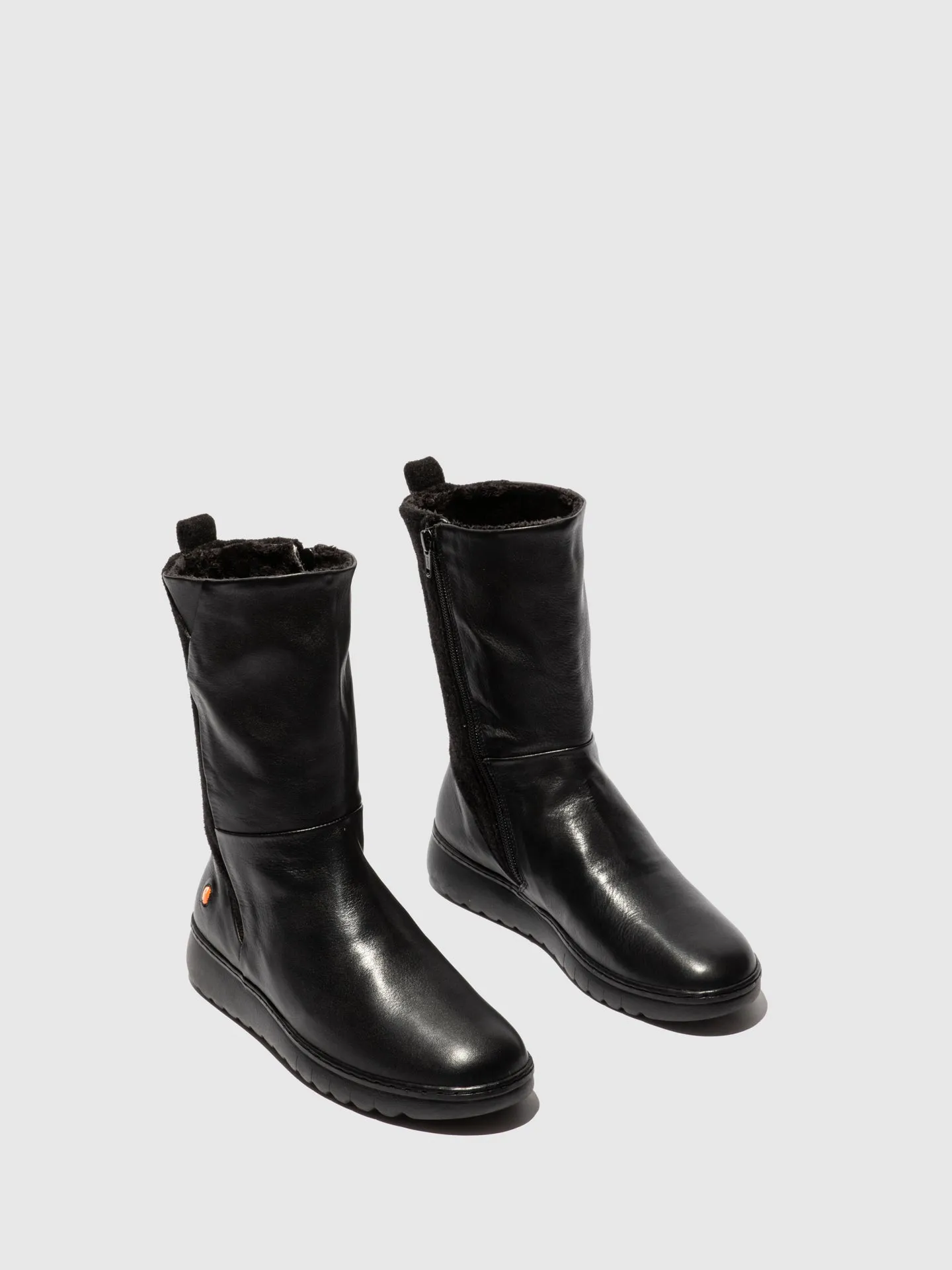 Zip Up Boots EZRA BLACK/BLACK