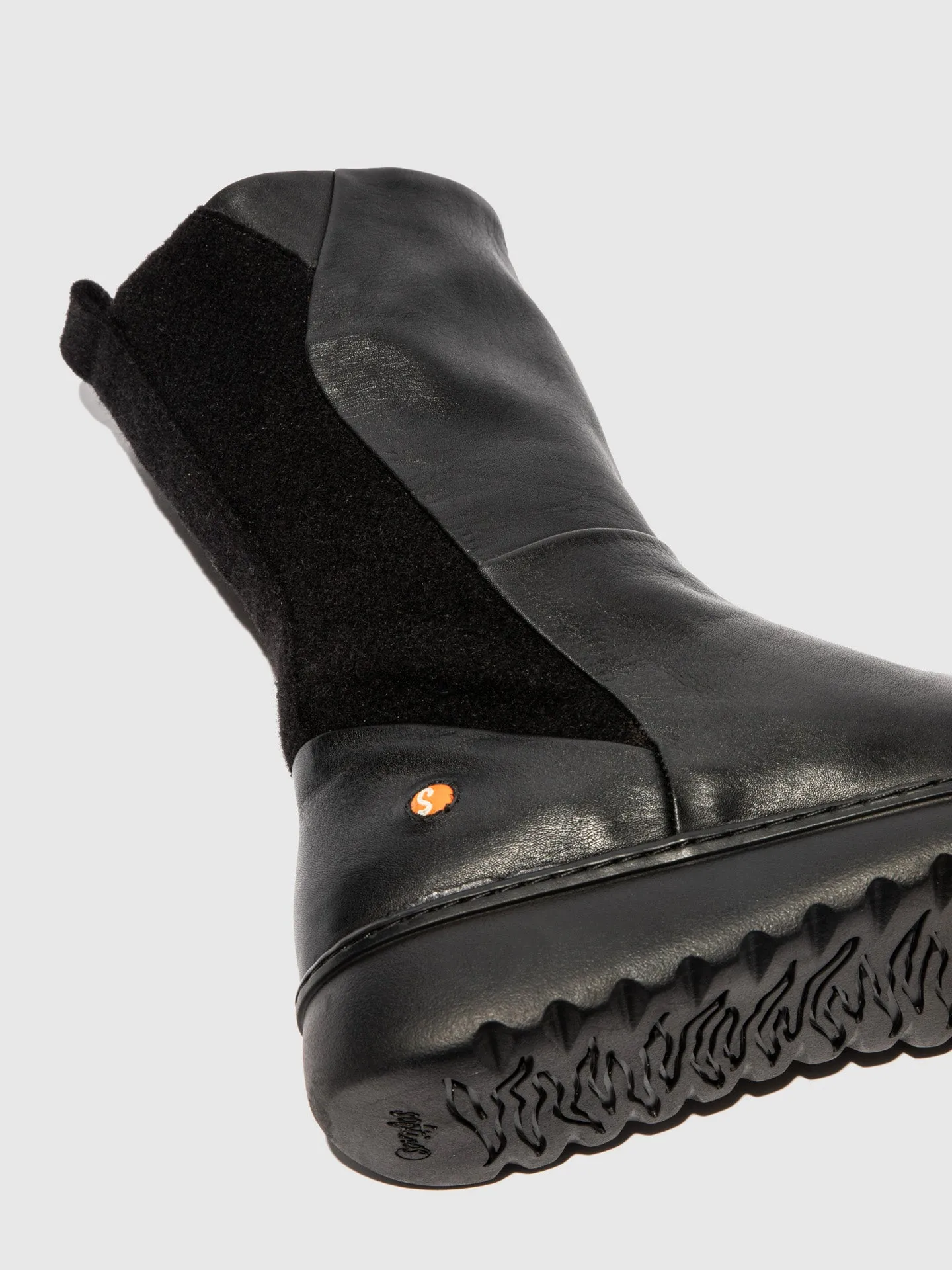 Zip Up Boots EZRA BLACK/BLACK